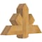 Ekena Millwork Kennewick Rough Sawn Timber Gable Bracket, Western Red Cedar, 36"W x 21"H x 6"D x 6"F, 14/12 Pitch GBW036X21X0606KEN00RWR - alternate 3